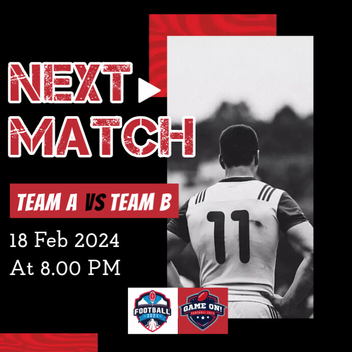 Fastmatch Template Next Match Template | PosterMyWall