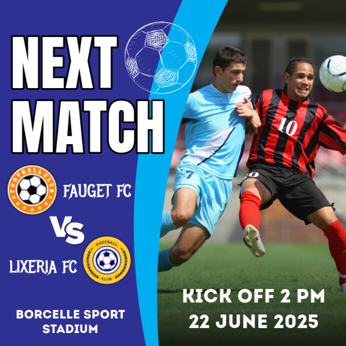 Next Match Template | PosterMyWall