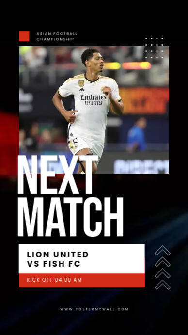 next match template Instagram na Kuwento