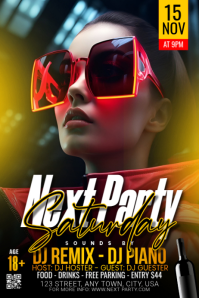 Next Party Template | PosterMyWall