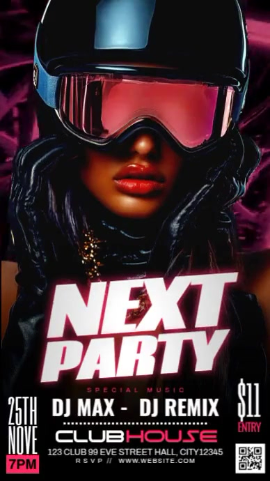 Next Party Instagram 快拍 template