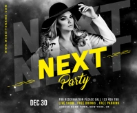Next Party Medium Rectangle template