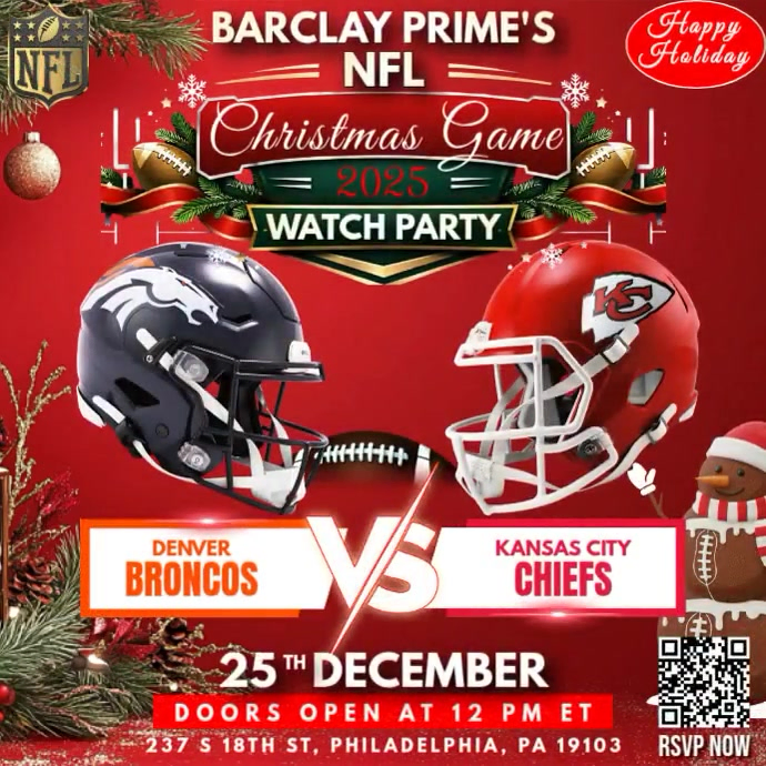 NFL Christmas Game 2025: Denver Broncos vs Kansas City Chiefs Watch ...