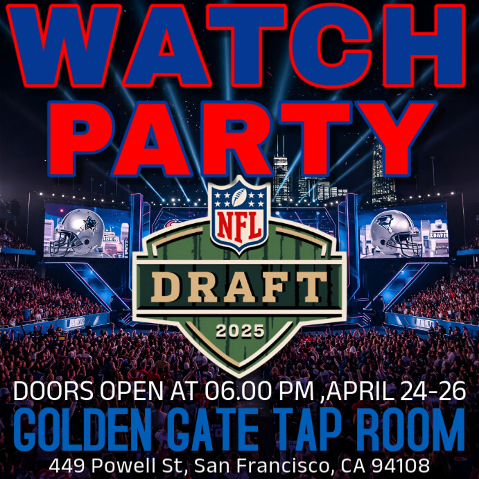 NFL Drafts 2025 Instagram post Templat | PosterMyWall