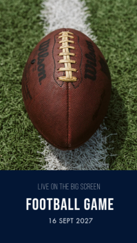 Roxo Football Game Promotion Digitale display Template