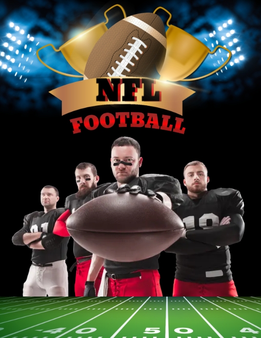 NFL Football Template PosterMyWall NFL Football Template PosterMyWall