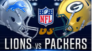 Paars NFL Game Digitale display Template