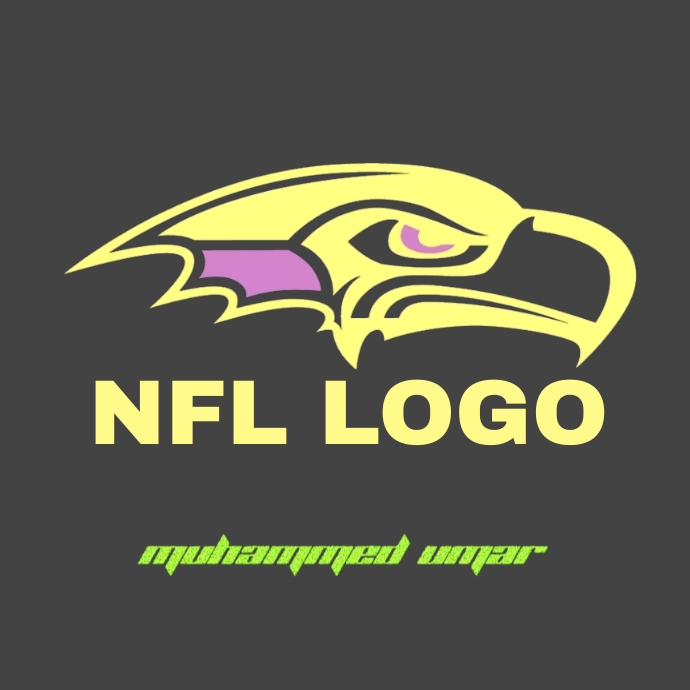 NFL LOGO Template | PosterMyWall NFL LOGO Template | PosterMyWall