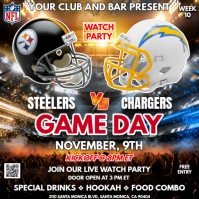 Sort Game Day Watch Party Instagram Post Template