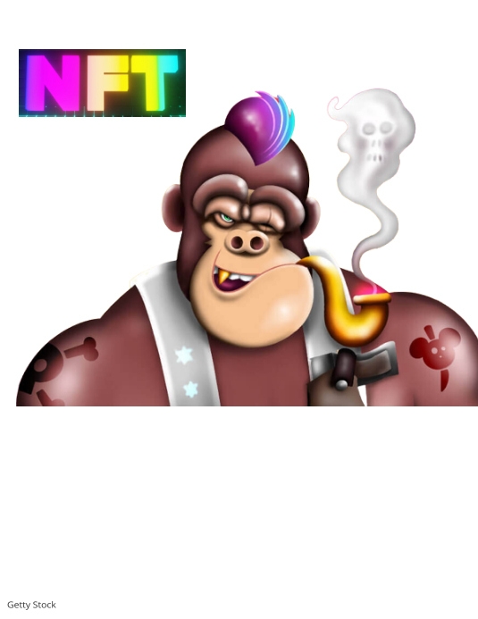 NFT's Kimp Flyer (US Letter) template