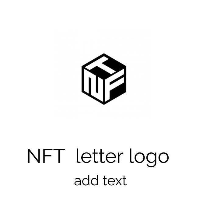 NFT letter logo design template. | PosterMyWall