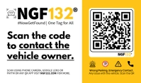 NGF 132 CAR Parking Tag Template