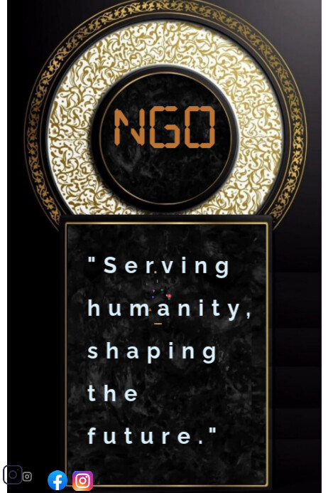 NGO Day template Poster