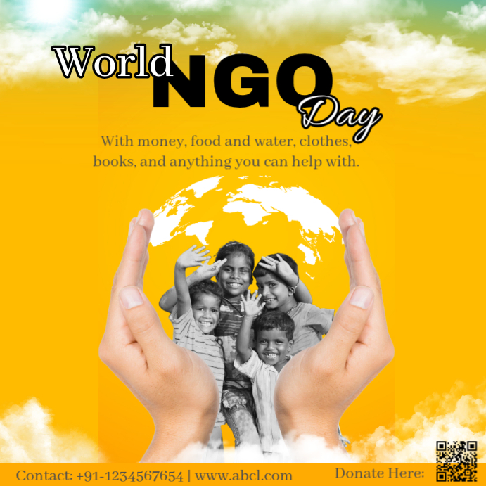 NGO World Day Instagram Post Template | PosterMyWall
