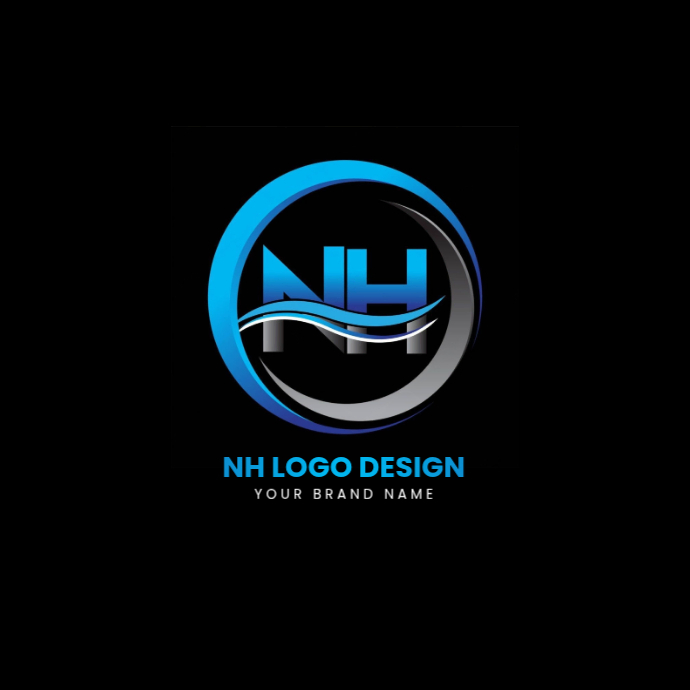 Nh Designs NH LOGO DESIGN Template | PosterMyWall
