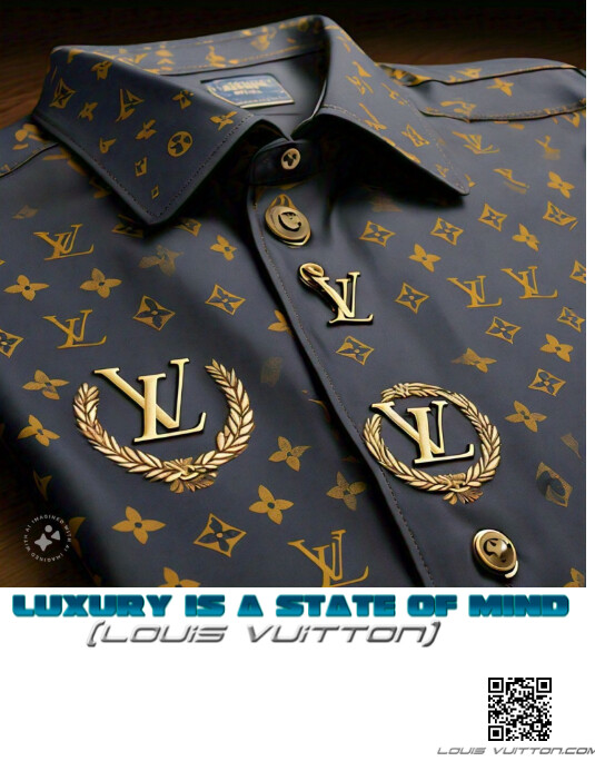 Nice Louis Vuitton shirt template Flyer (US Letter)