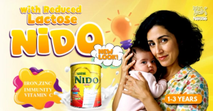 Orange Baby Formula Promotion Image partagée Facebook Template