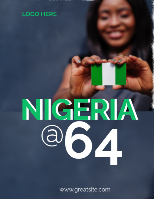 Plantilla de Nigeria at 64 | PosterMyWall