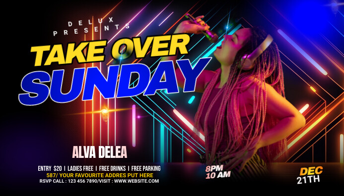 Club Header Night Club Blog Header Template | PosterMyWall