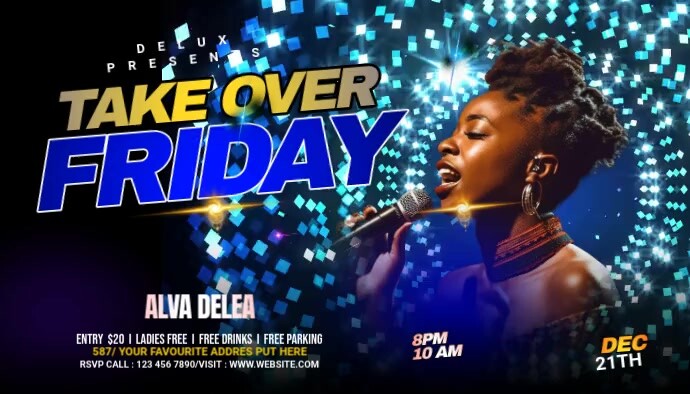 Club Header Night Club Blog Header Template | PosterMyWall