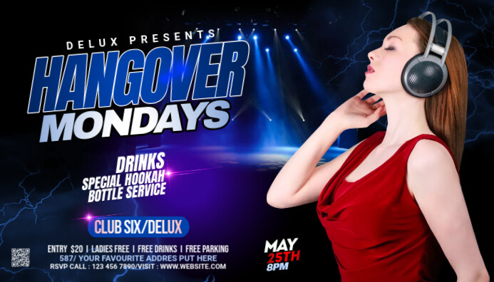 Club Header Night Club Blog Header | PosterMyWall