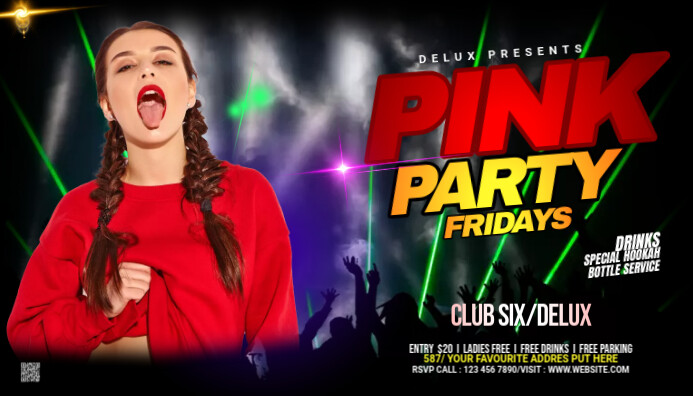 Club Header Night Club Blog Header Template | PosterMyWall