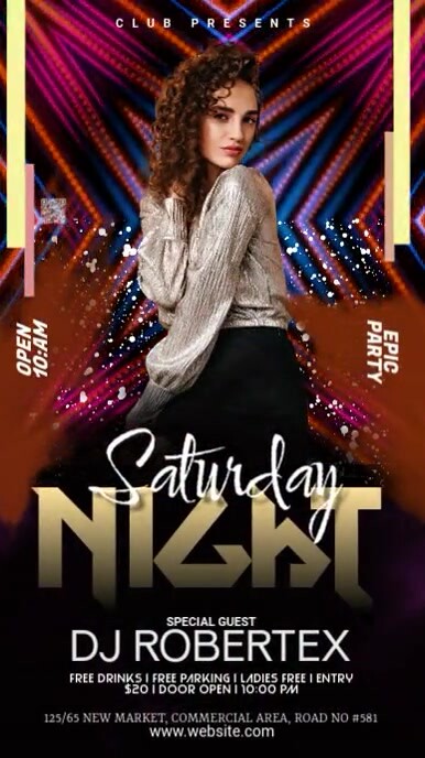 Night Club Digital Display Template | PosterMyWall