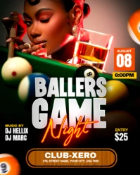 Night Club Event Flyer Instagram Portrait template