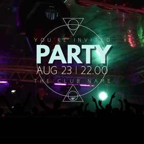 Night Club Event Party Video Template Postermywall