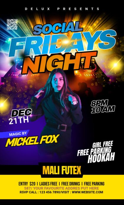Night Club Flyer (1) US Legal template
