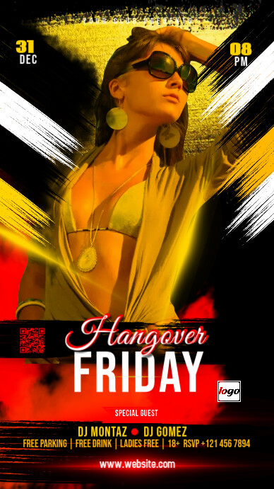 Night Club Instagram Story template