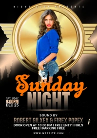 Night club Flyer A2 template
