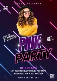 Night Club Flyer A1 template