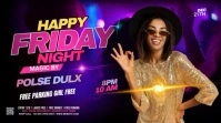 Night Club Flyer Digital Display (16:9) template