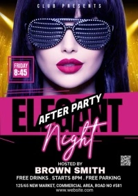 Night Club Flyer A2 template