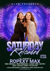 Night Club Flyer A2 template