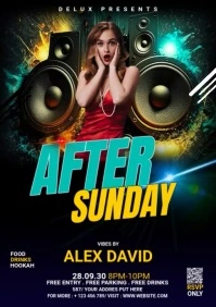 Night Club Flyer A4 template