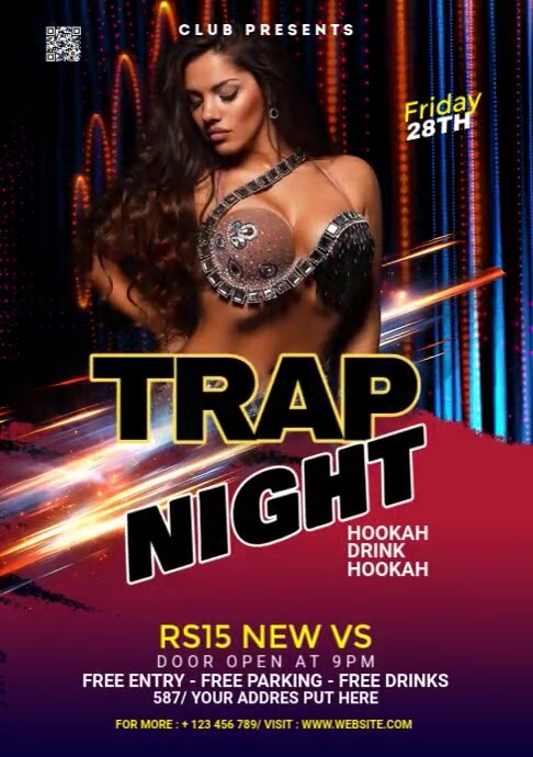 Night Club Flyer A3 template