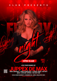 Night Club Flyer A5 template