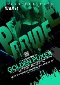 Night Club Flyer A5 template