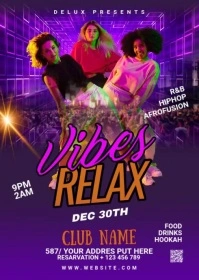 Night Club Flyer A6 template