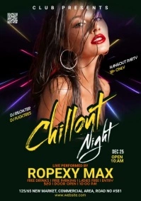 Night Club Flyer A5 template
