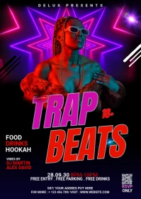 Night Club Flyer A6 template