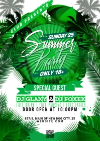 Night Club Flyer A6 template