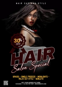 Night Club Flyer A6 template