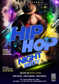 Night Club Flyer A1 template