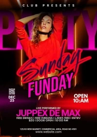 Night Club Flyer A2 template