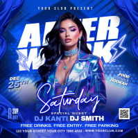Night Club Flyer Square (1:1) template