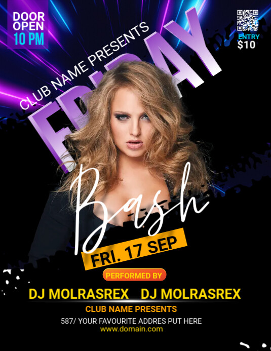 Night Club Flyer template