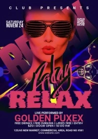 Night Club Flyer A5 template